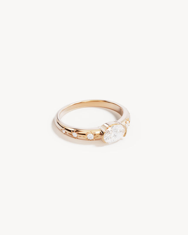 18k Gold Vermeil Celestial Skies Ring
