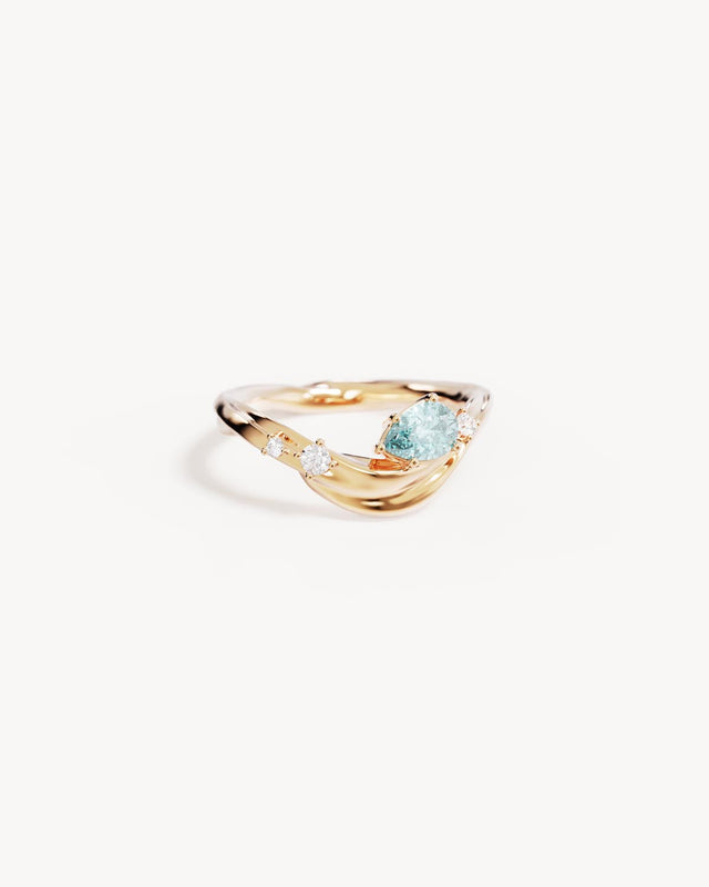 18k Gold Vermeil Dive Deeper Ring