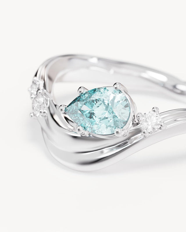 Sterling Silver Dive Deeper Ring