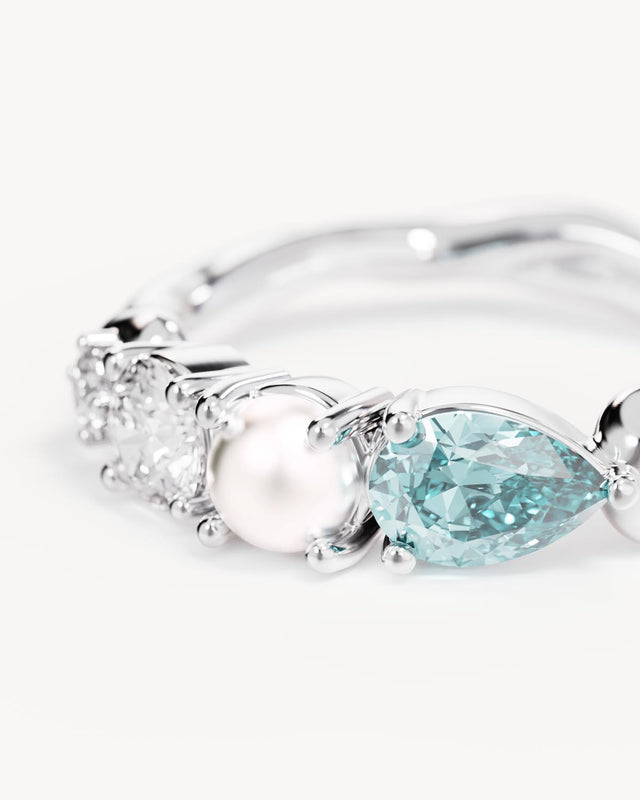 Sterling Silver Breathe in Stillness Ring
