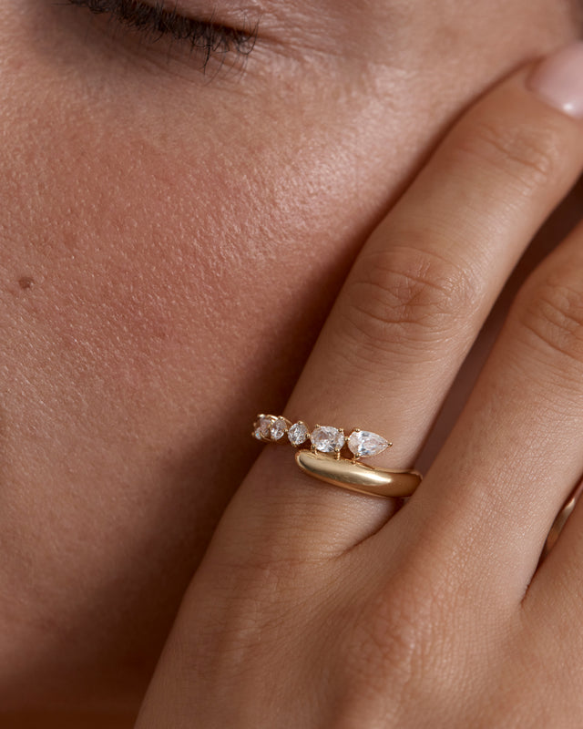 18k Gold Vermeil Guided by the Stars Ring