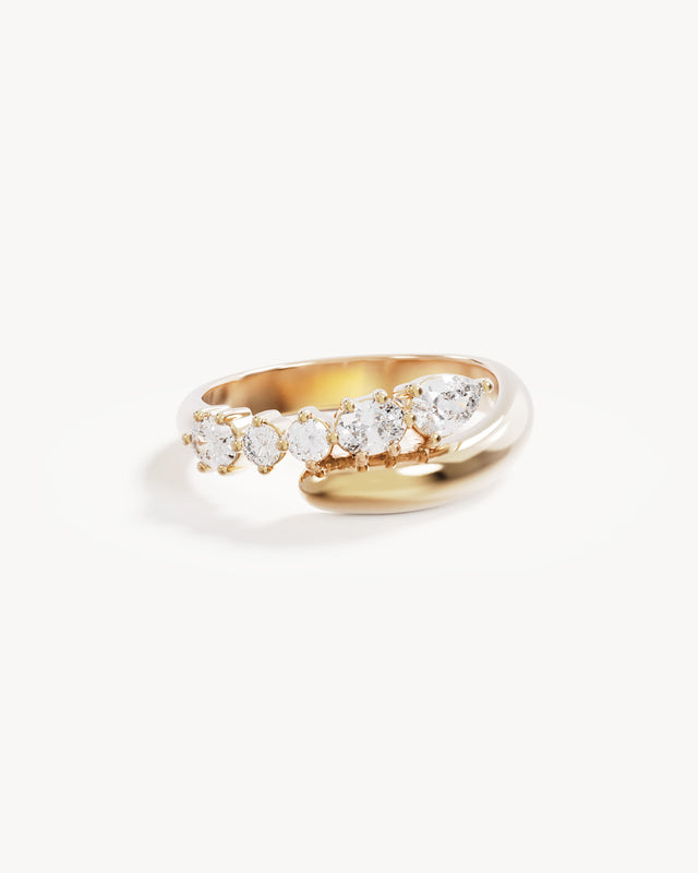 18k Gold Vermeil Guided by the Stars Ring