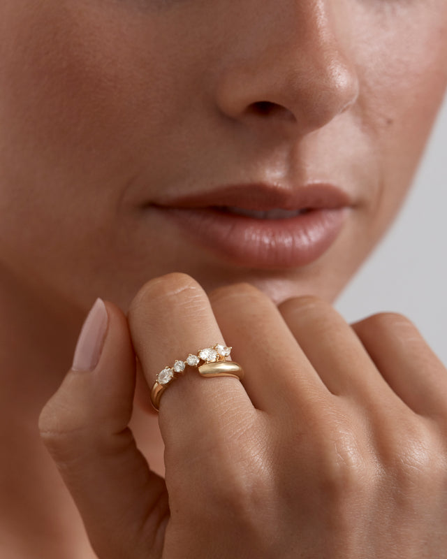 18k Gold Vermeil Guided by the Stars Ring