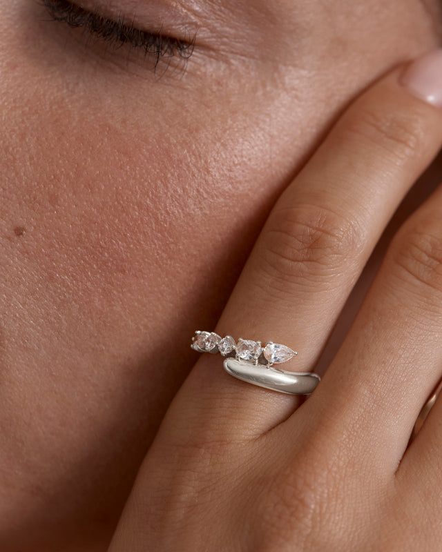 Sterling Silver Guided by the Stars Ring