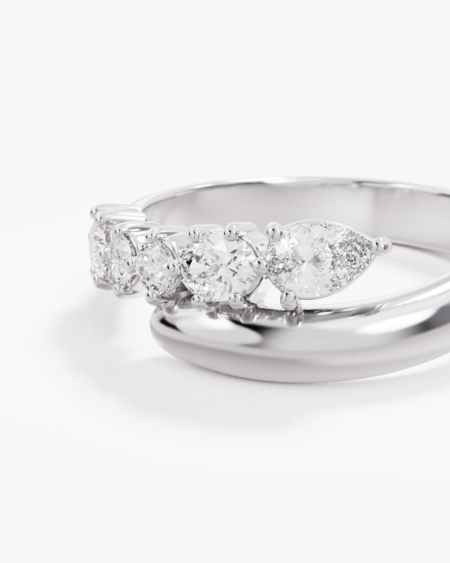 Sterling Silver Guided by the Stars Ring