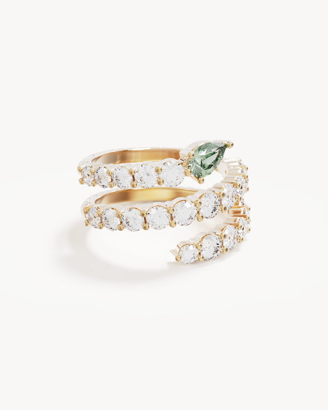 18k Gold Vermeil Aura Ring