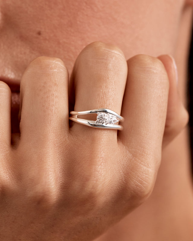 Sterling Silver Celestial Path Ring