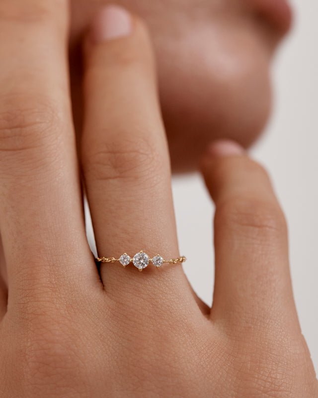 18k Gold Vermeil Cosmic Whisper Ring