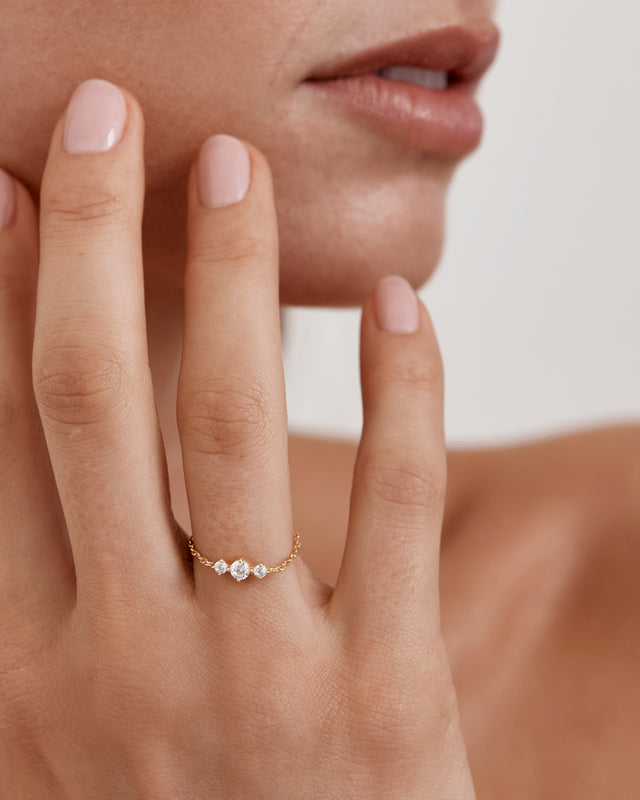 18k Gold Vermeil Cosmic Whisper Ring