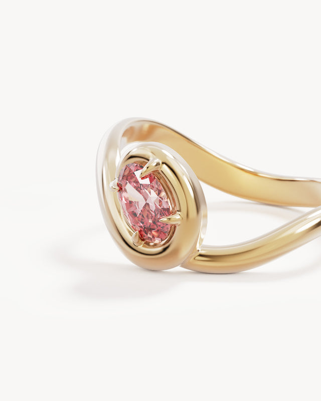 18k Gold Vermeil Embrace Love Ring