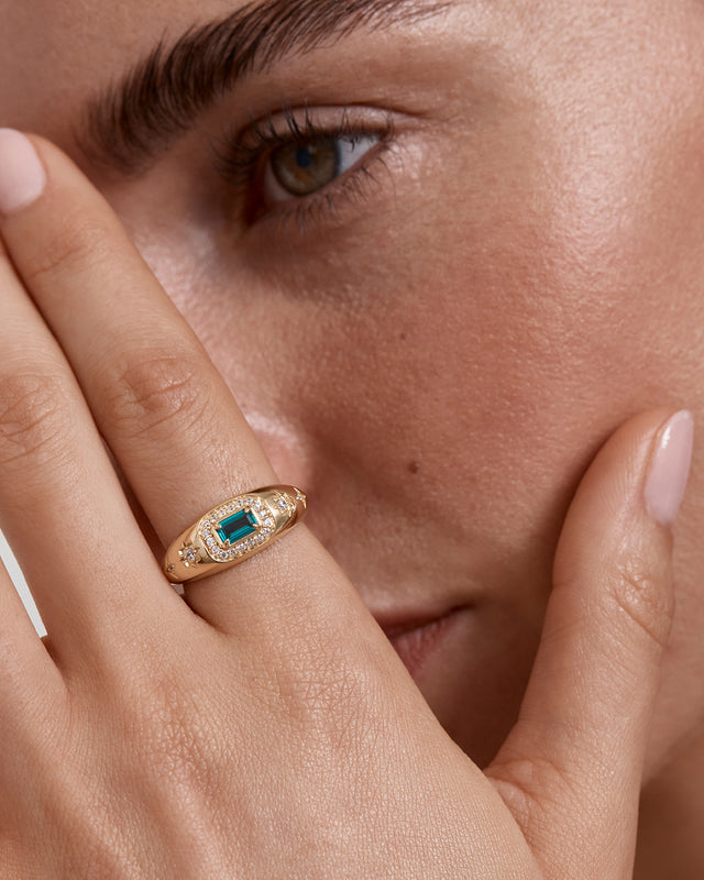 18k Gold Vermeil Trust Your Intuition Ring