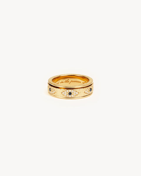 18k Gold Vermeil Trust Spinning Meditation Ring – by charlotte