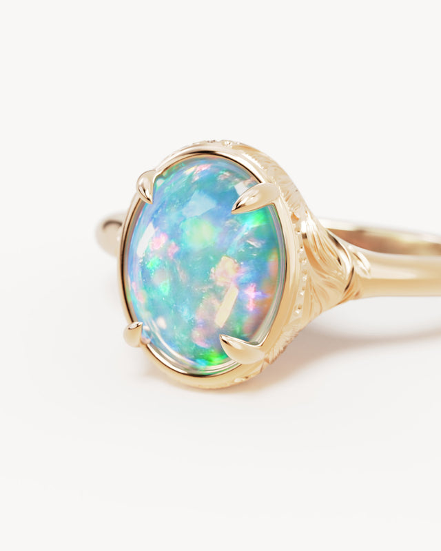 9k Solid Gold Enchanted Garden Ring