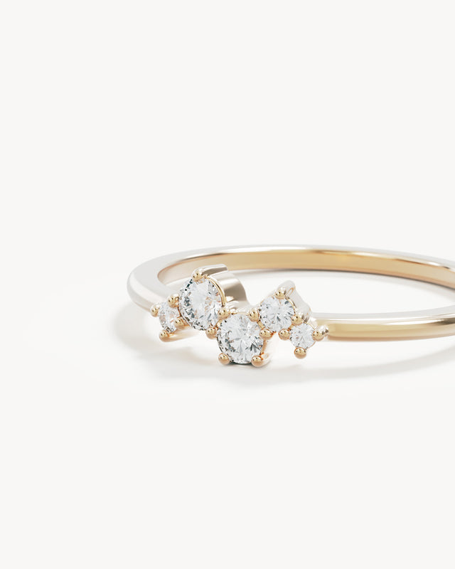 9k Solid Gold First Light Lab-Grown Diamond Ring
