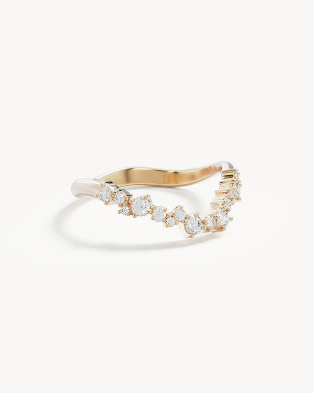 9k Solid Gold Sunlit Dew 0.332ct Lab-Grown Diamond Ring