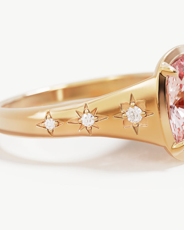 18k Gold Vermeil In Your Wildest Dreams Ring - Morganite