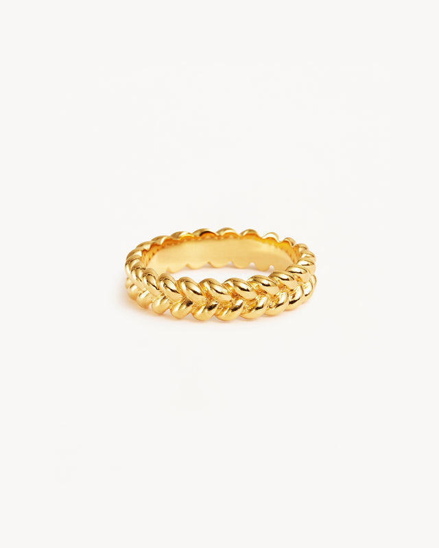 Gold Intertwined Ring