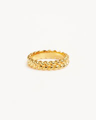 18k Gold Vermeil Intertwined Ring