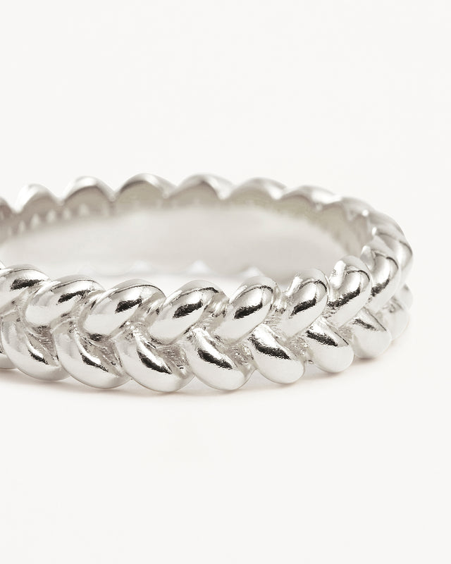 Sterling Silver Intertwined Ring