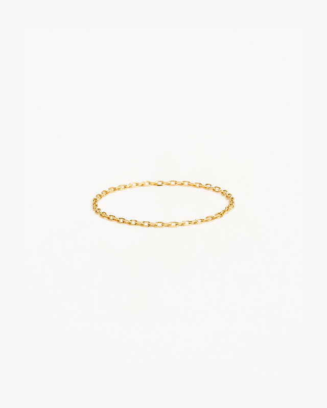 14k Solid Gold Purity Chain Ring