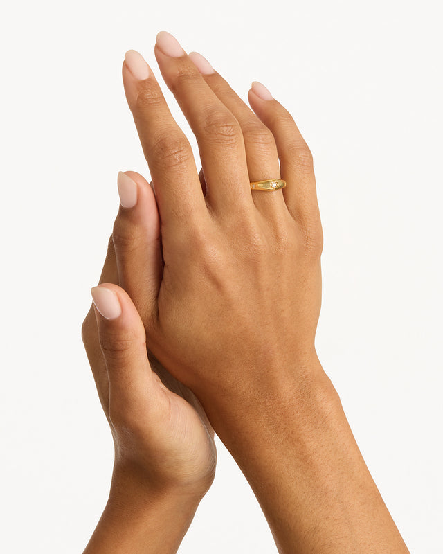 18k Gold Vermeil Align Your Soul Ring