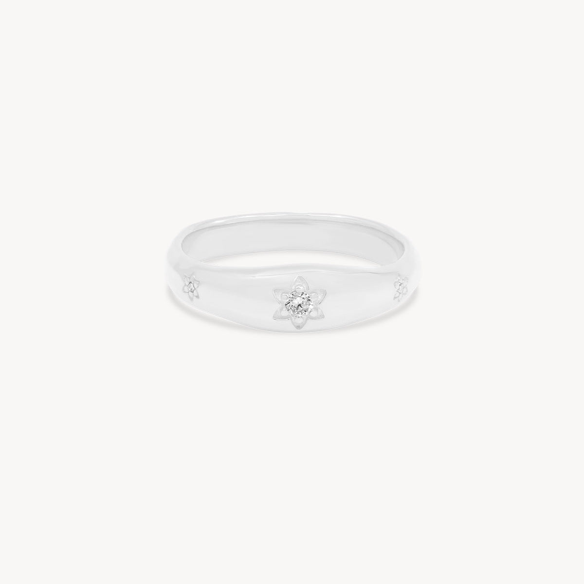 Sterling Silver Align Your Soul Ring