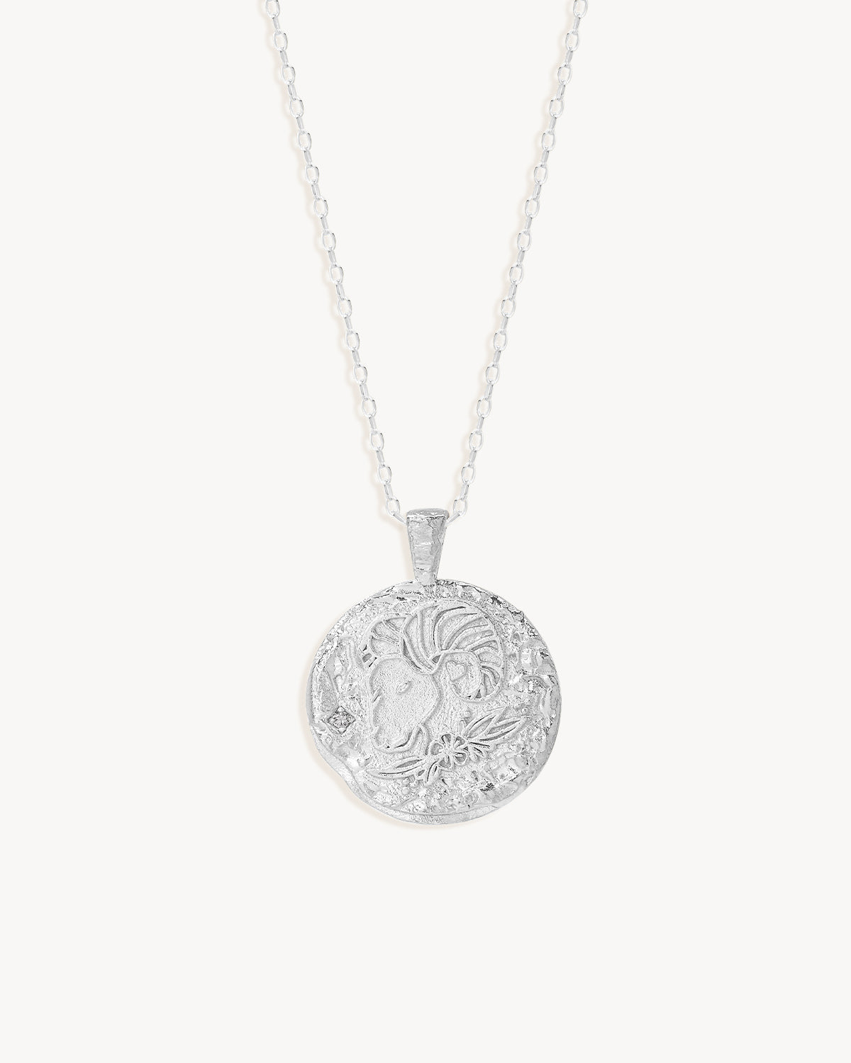 Aries necklace deals silver