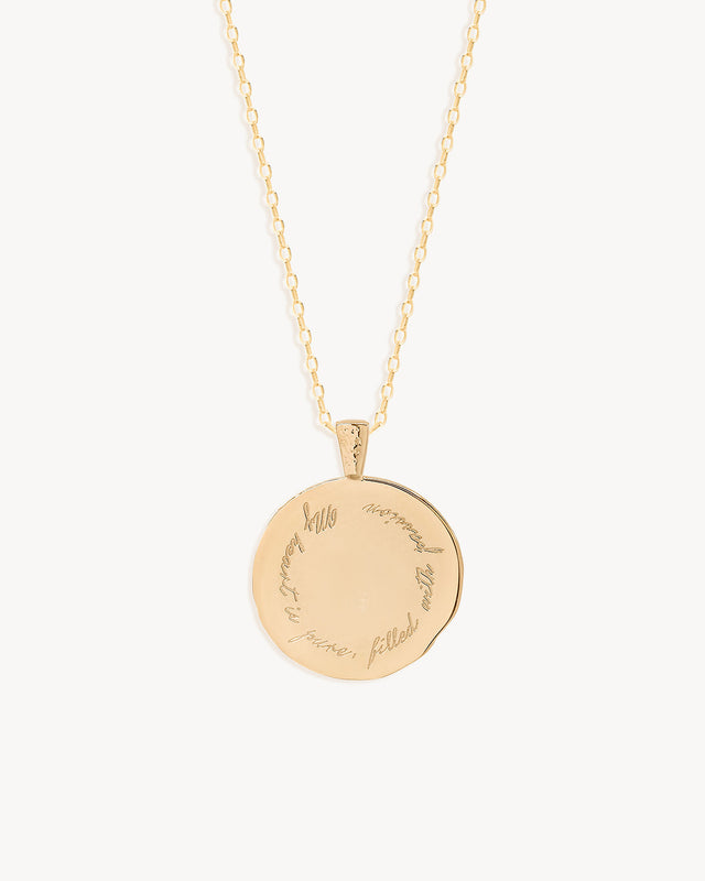 18k Gold Vermeil Written In The Stars Zodiac Necklace - Aries