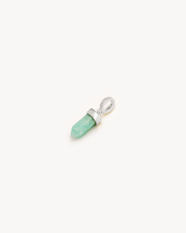 Sterling Silver Intention of Truth Amazonite Necklace Pendant