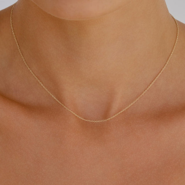 18k Gold Vermeil 18" Rolo Chain Necklace